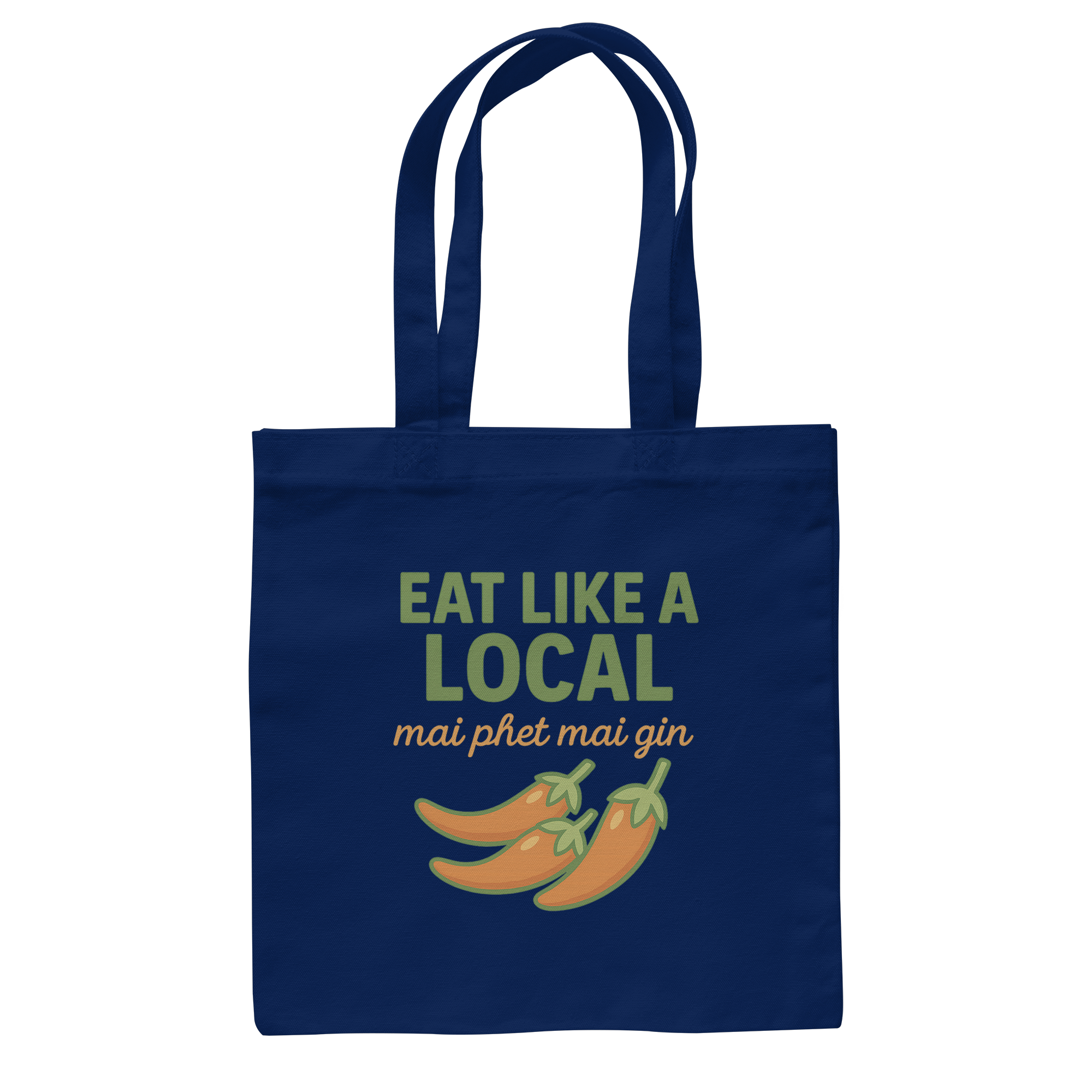 at Like a Local – Thai Food Design | „mai phed mai gin“ Chili  - Baumwolltasche