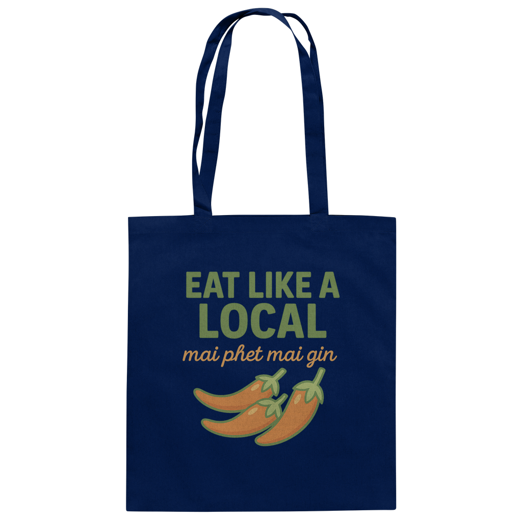 at Like a Local – Thai Food Design | „mai phed mai gin“ Chili  - Baumwolltasche