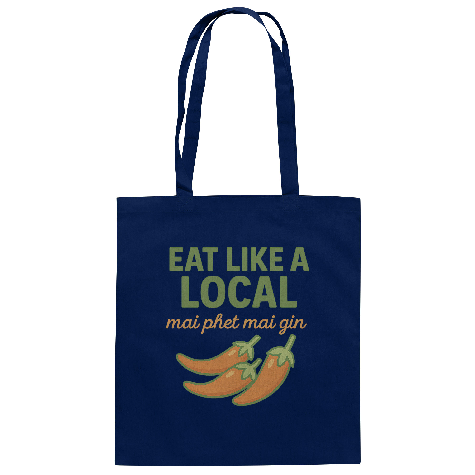 at Like a Local – Thai Food Design | „mai phed mai gin“ Chili  - Baumwolltasche