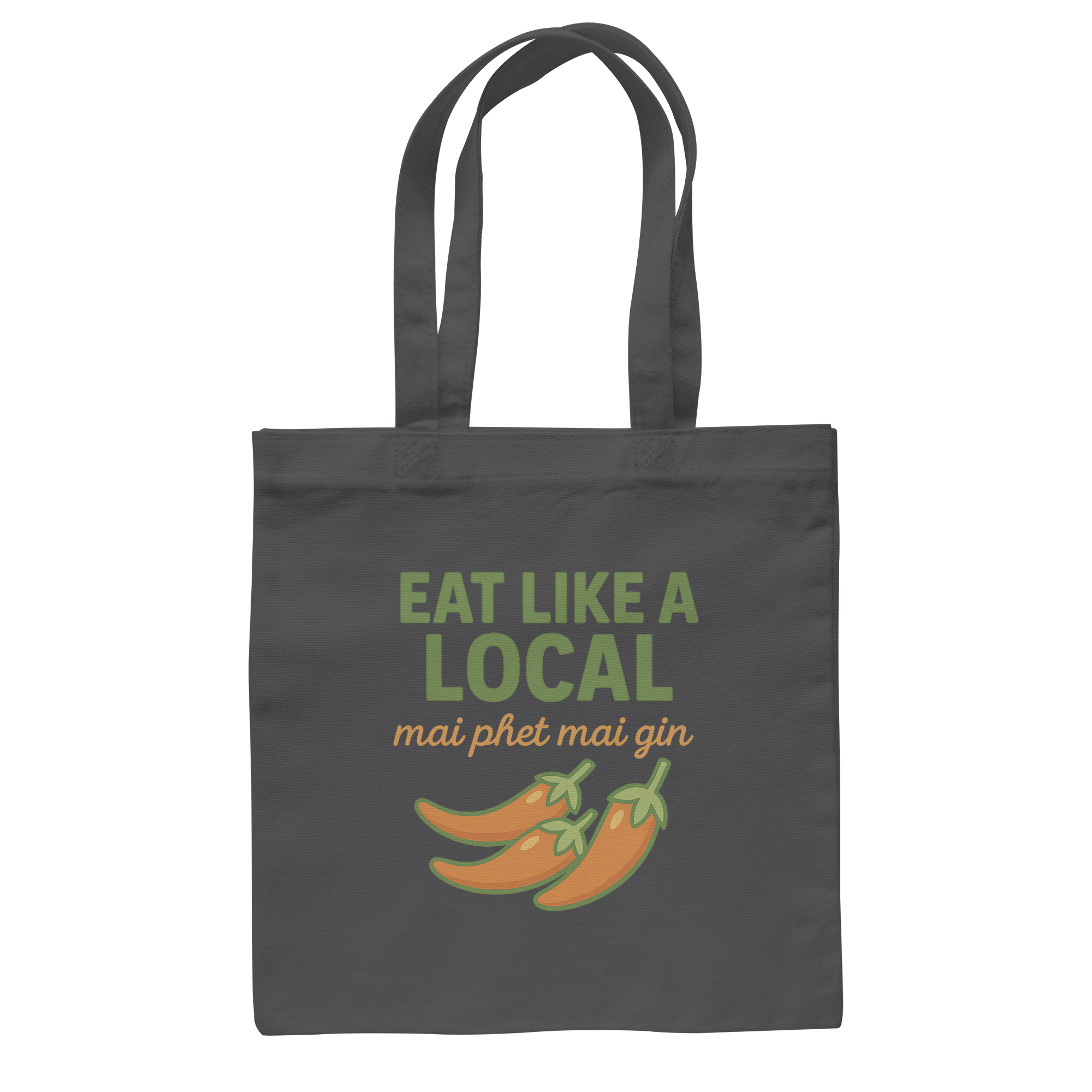 at Like a Local – Thai Food Design | „mai phed mai gin“ Chili  - Baumwolltasche