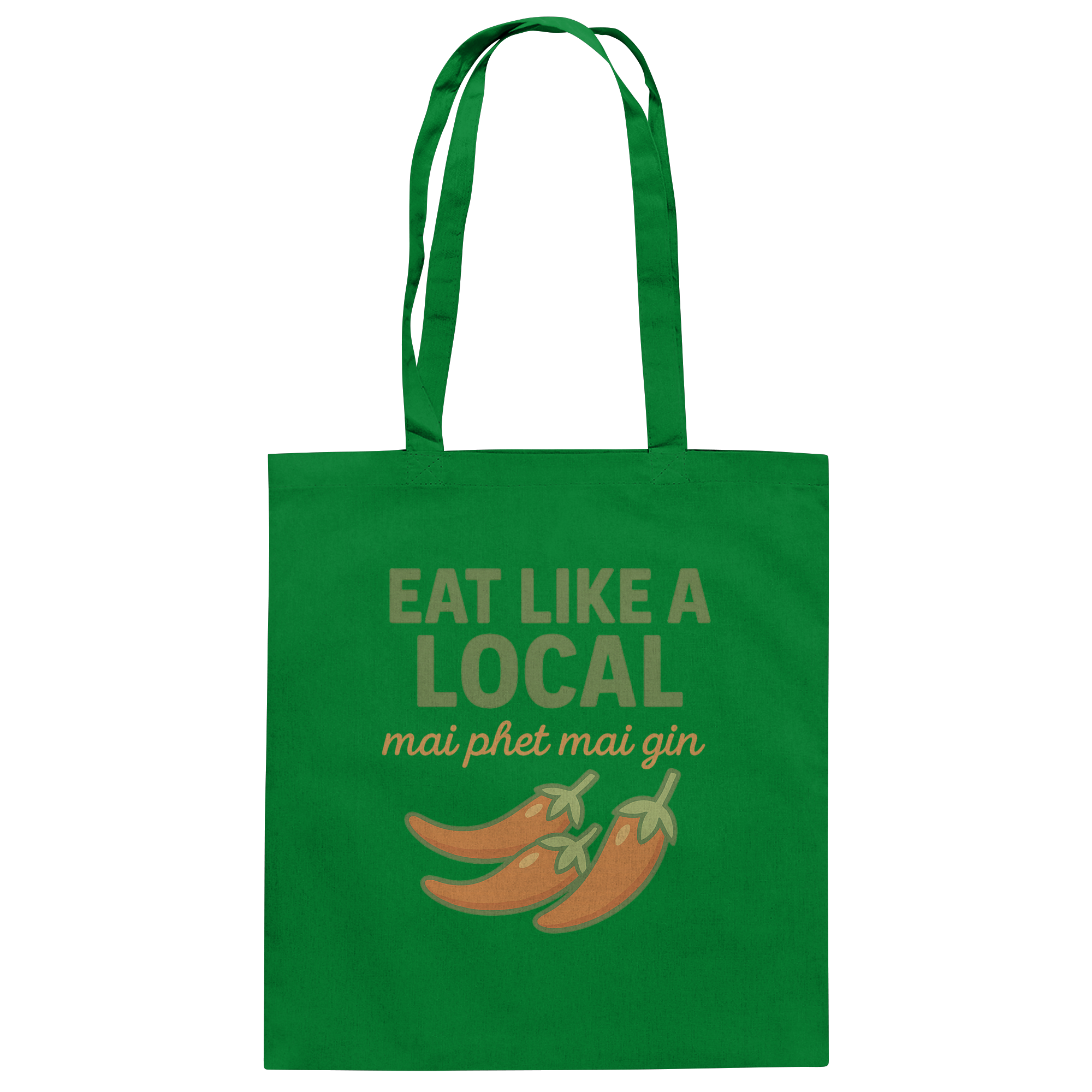 at Like a Local – Thai Food Design | „mai phed mai gin“ Chili  - Baumwolltasche