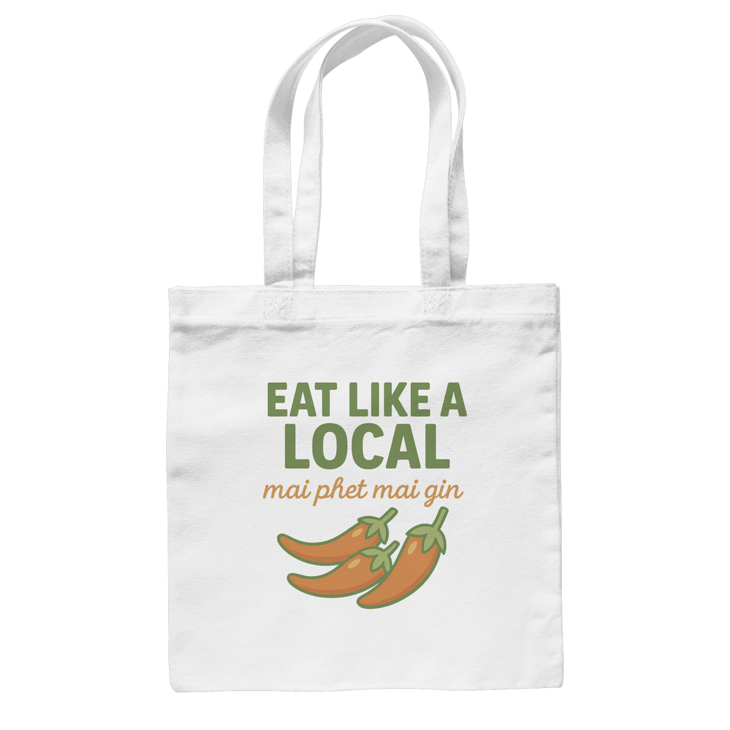 at Like a Local – Thai Food Design | „mai phed mai gin“ Chili  - Baumwolltasche