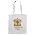 Island Yoga Vibes – Sunset Yoga Design | Tropical Meditation  - Baumwolltasche