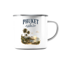 Phuket – Andaman Soul - Emaille Tasse (Silber)