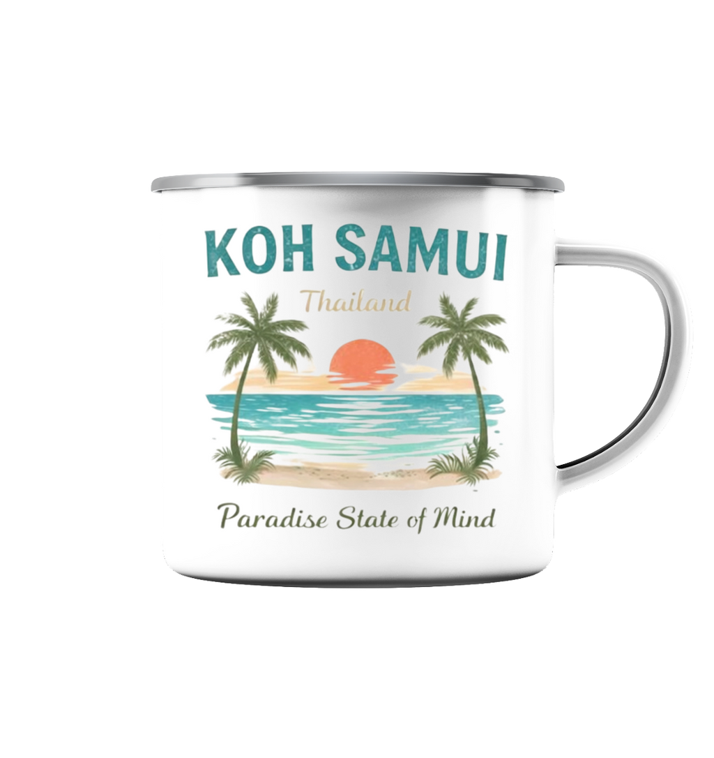 Koh Samui Vibes – Emaillebecher