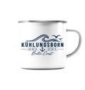 Kühlungsborn – Baltic Coast - Emaille Tasse (Silber)