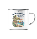 Koh Phangan Good Vibes Only – Emaille-Tasse 300 ml – Original-Mockup emaille tasse silber ffffff 1116x_b66844af 7542 4c1f 8a69 661183c42e35 mit Motivdruck