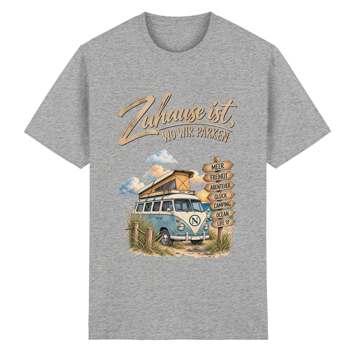 Zuhause ist, wo wir parken – Vanlife & Camping - Essential T-Shirt