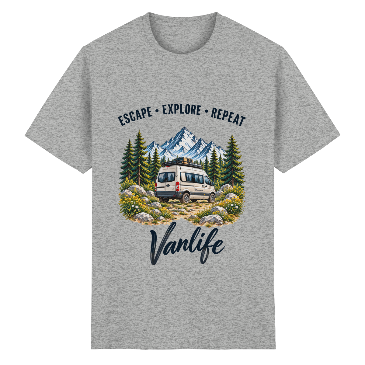Escape • Explore • Repeat – Vanlife - Essential T-Shirt