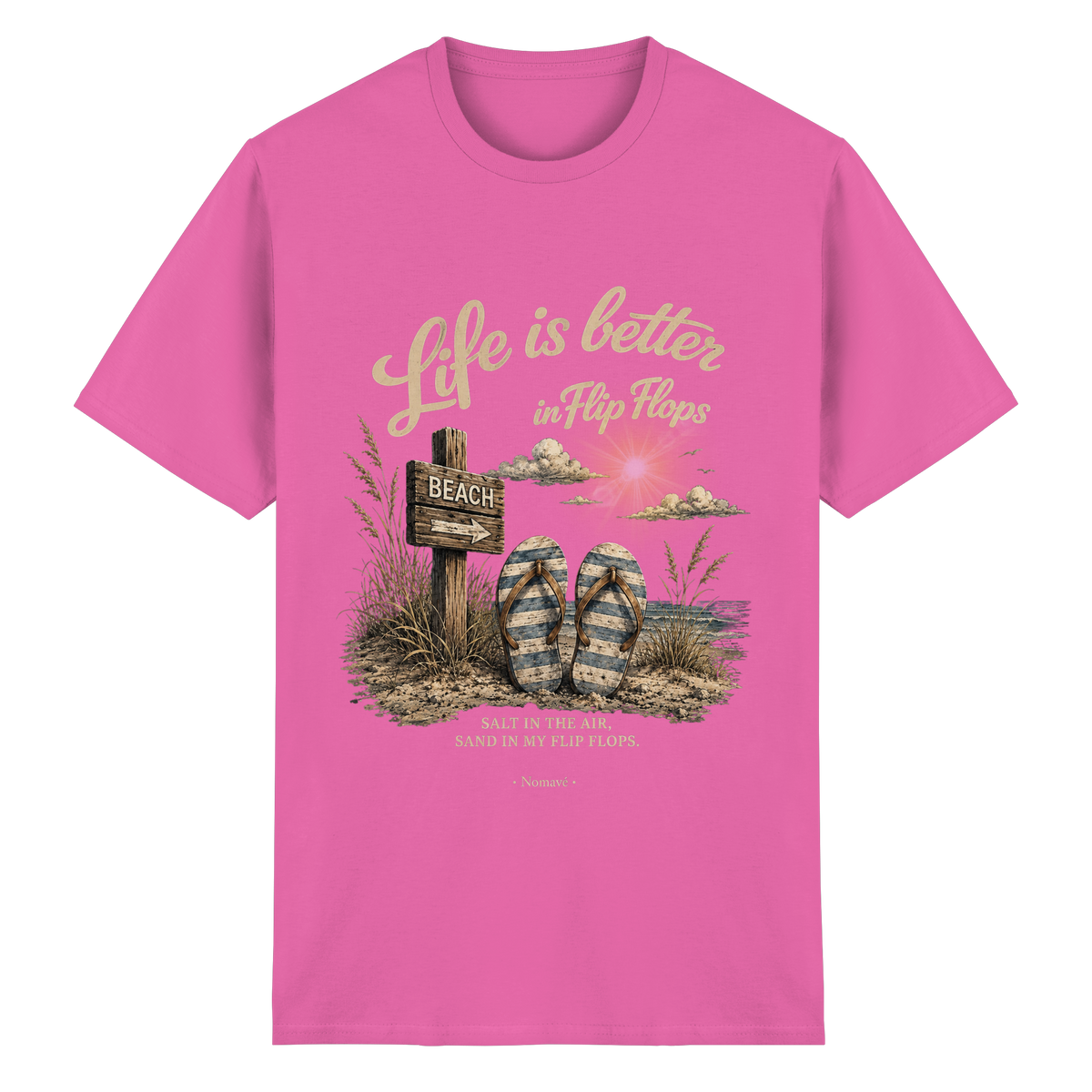 Life-is-better-in-Flip-Flops-Dark-Edition - Essential T-Shirt