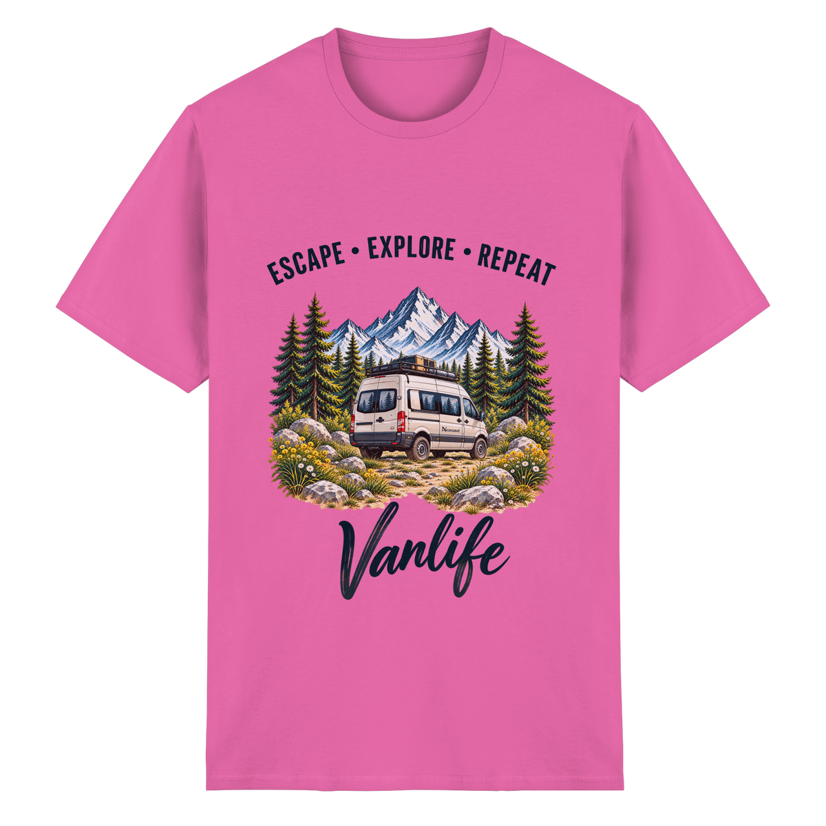 Escape • Explore • Repeat – Vanlife - Essential T-Shirt