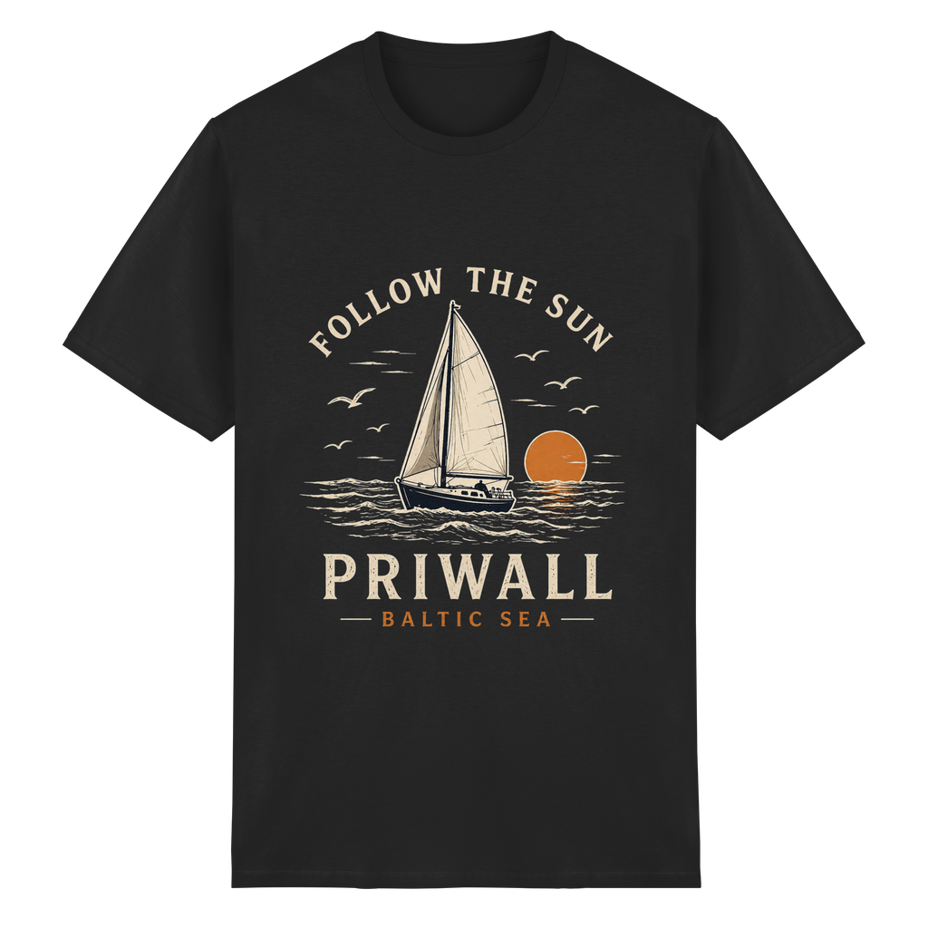 Priwall – Follow the Sun – Dark Edition – Essential T-Shirt