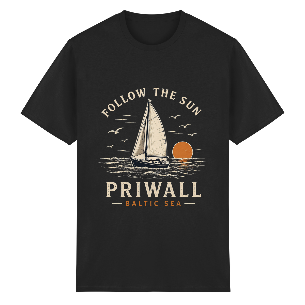 Priwall – Follow the Sun – Dark Edition – Essential T-Shirt