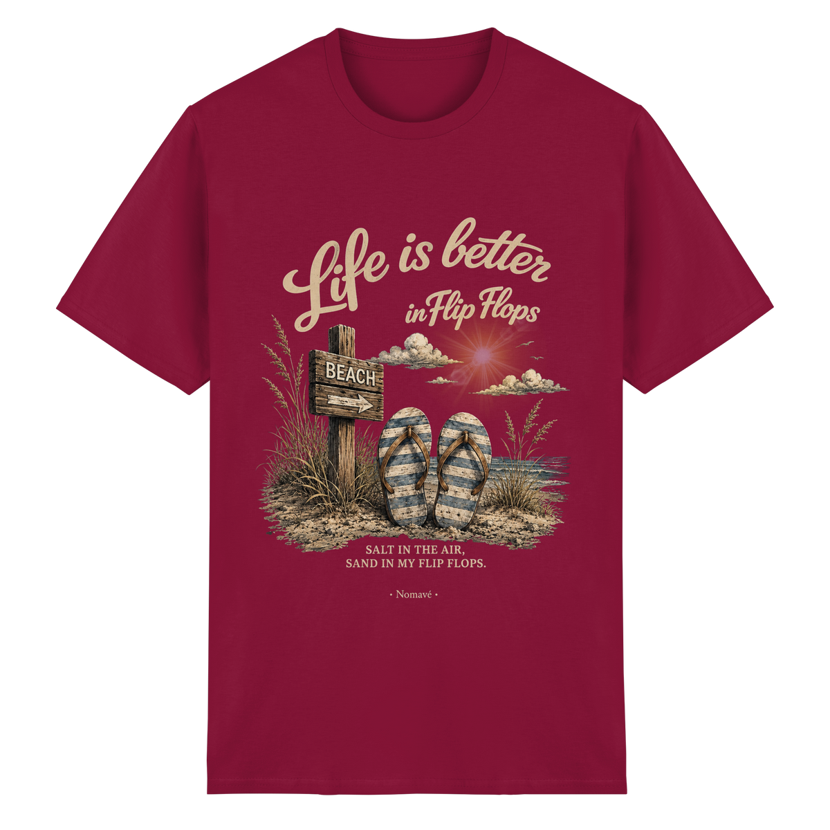 Life-is-better-in-Flip-Flops-Dark-Edition - Essential T-Shirt