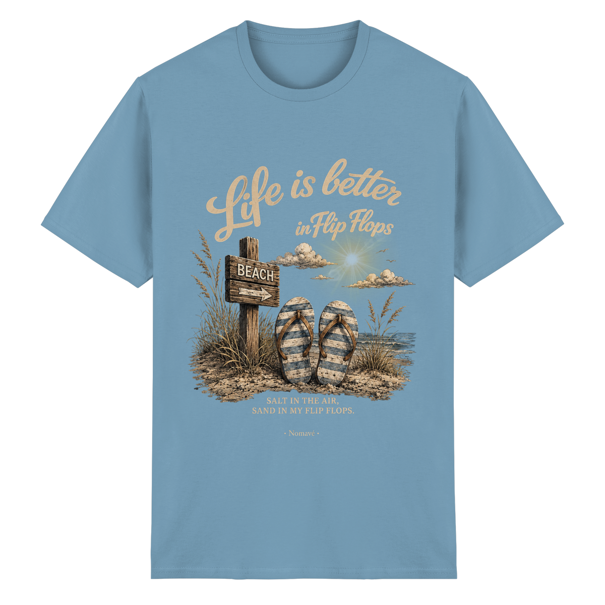 Life-is-better-in-Flip-Flops-Dark-Edition - Essential T-Shirt