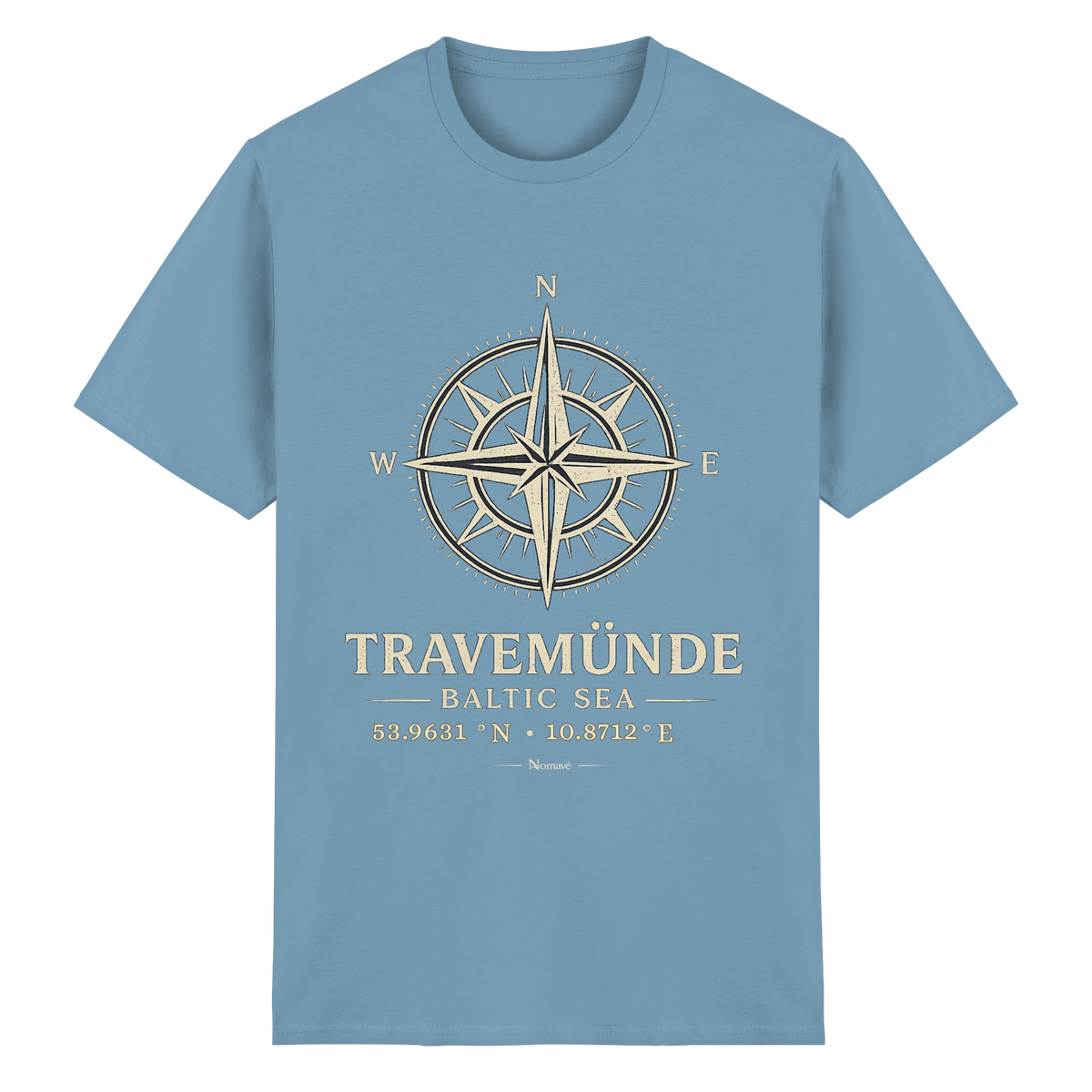 Travemünde Windrose – Essential T-Shirt – Dark Edition