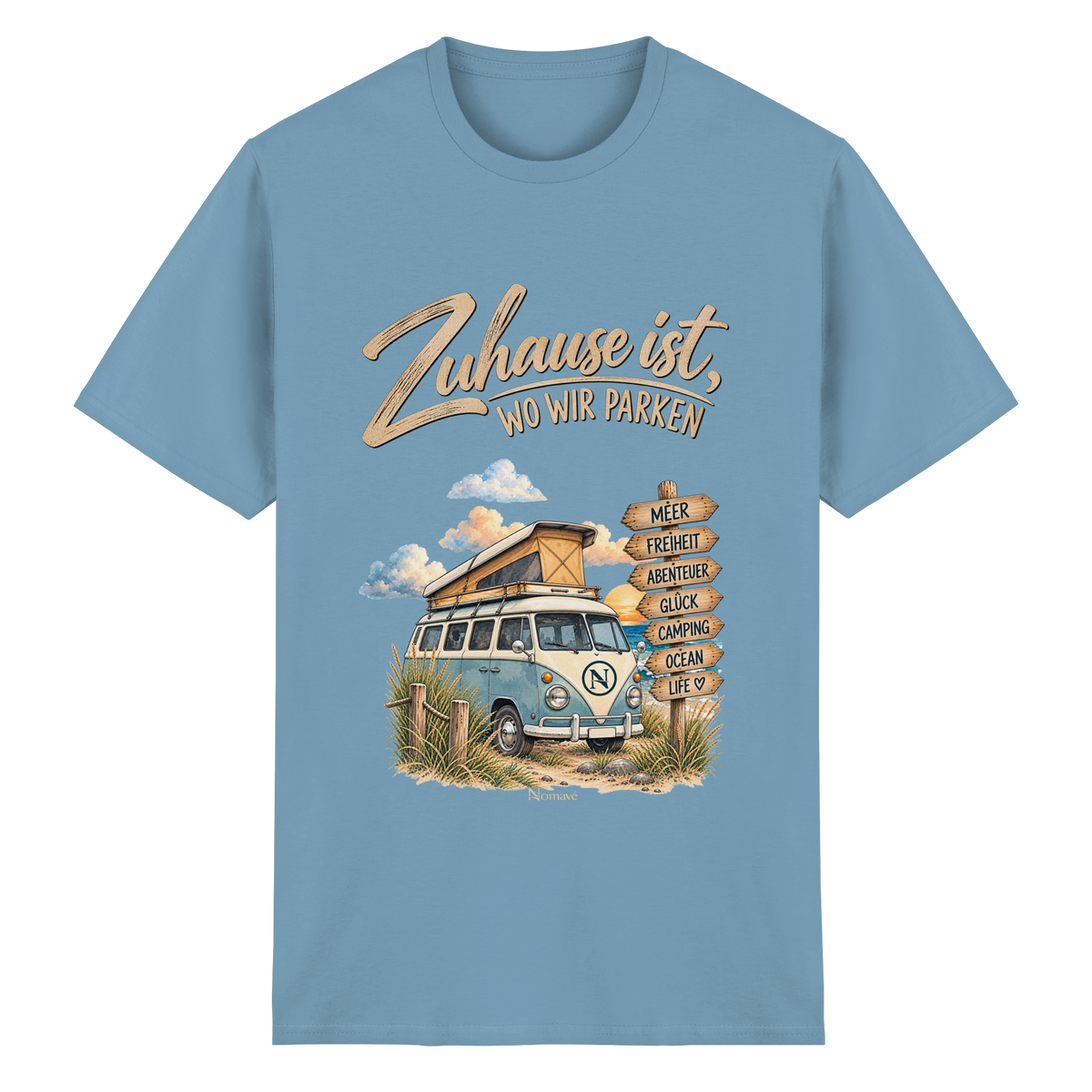 Zuhause ist, wo wir parken – Vanlife & Camping - Essential T-Shirt