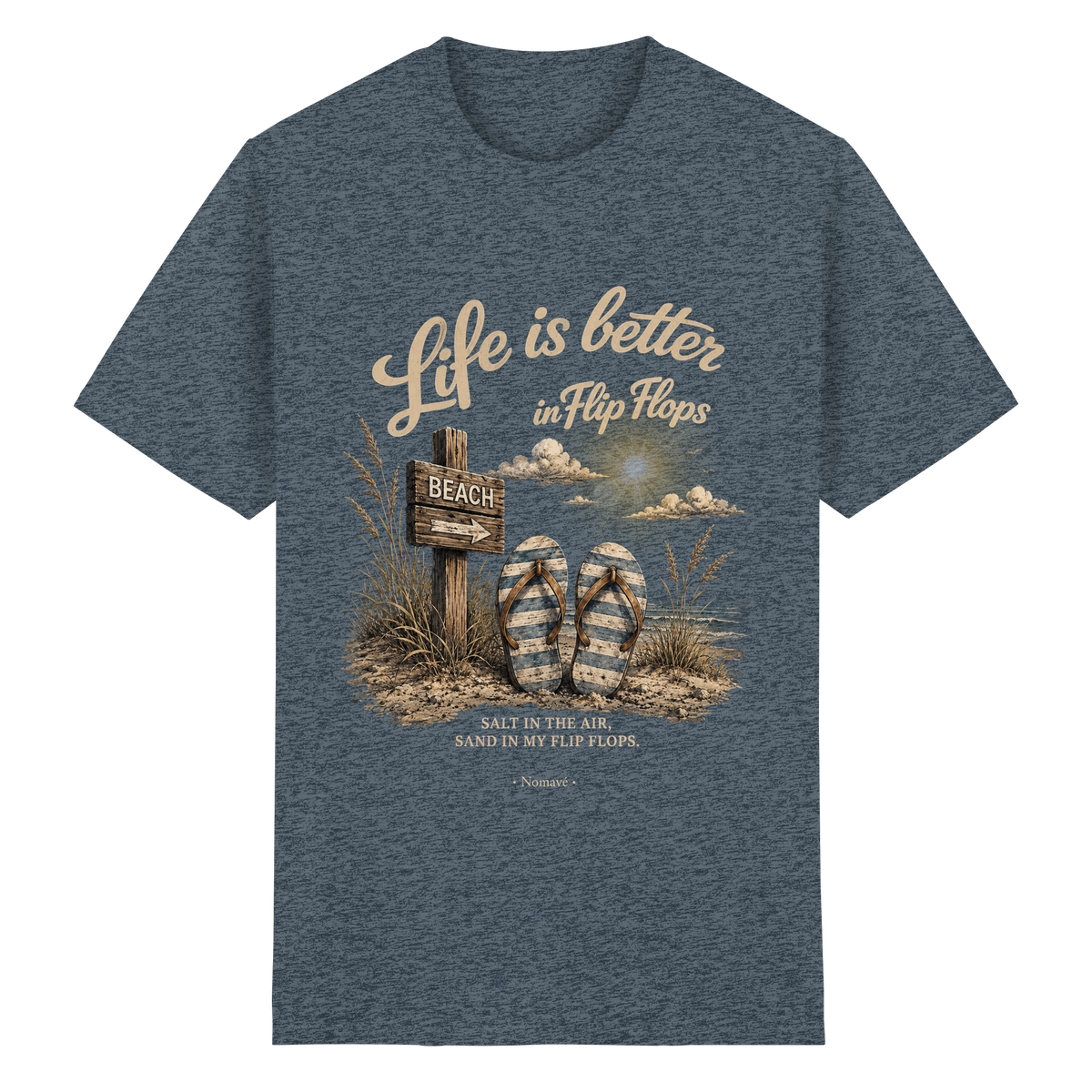 Life-is-better-in-Flip-Flops-Dark-Edition - Essential T-Shirt