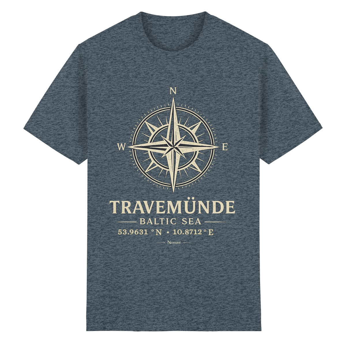 Travemünde Windrose – Essential T-Shirt – Dark Edition