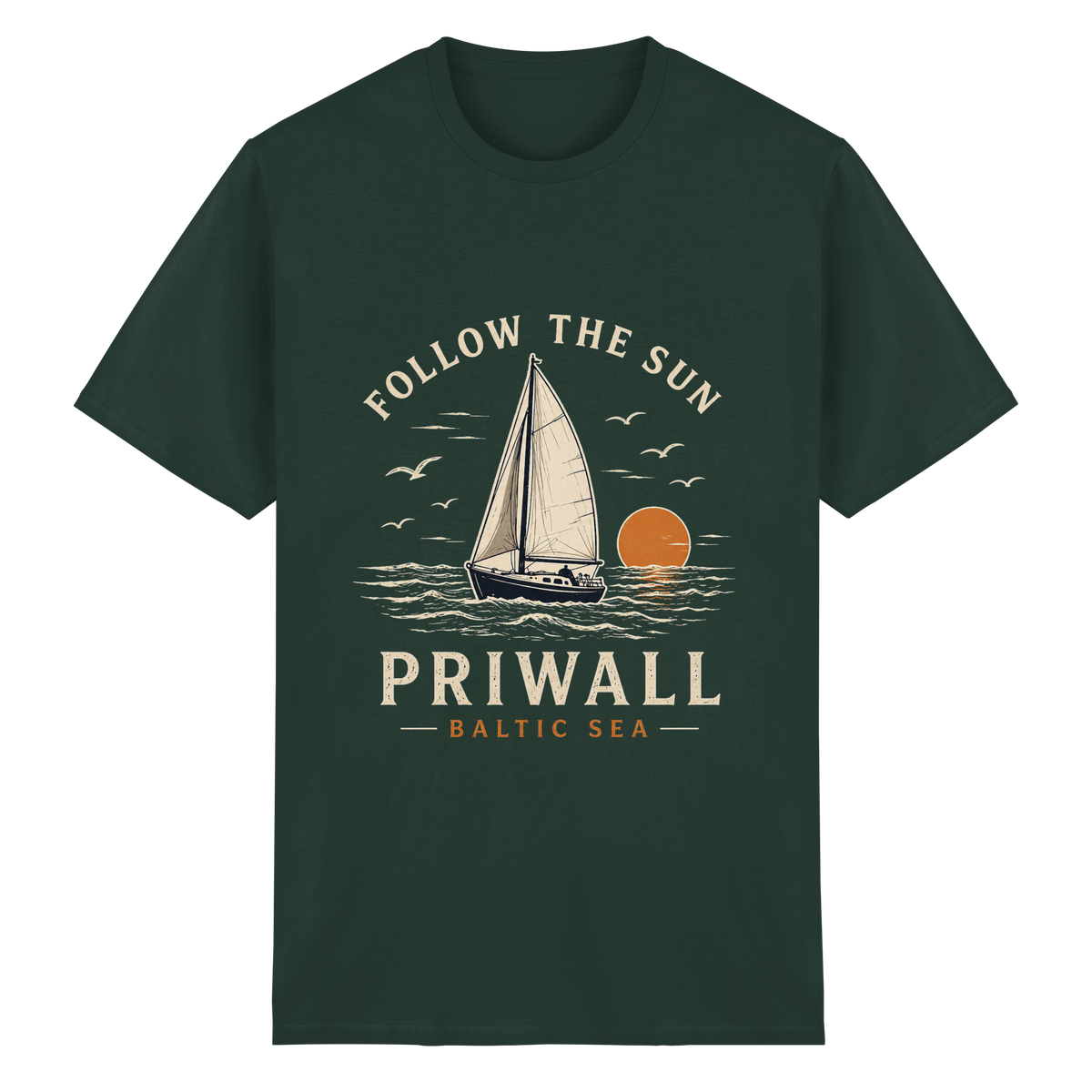 Priwall – Follow the Sun – Dark Edition – Essential T-Shirt