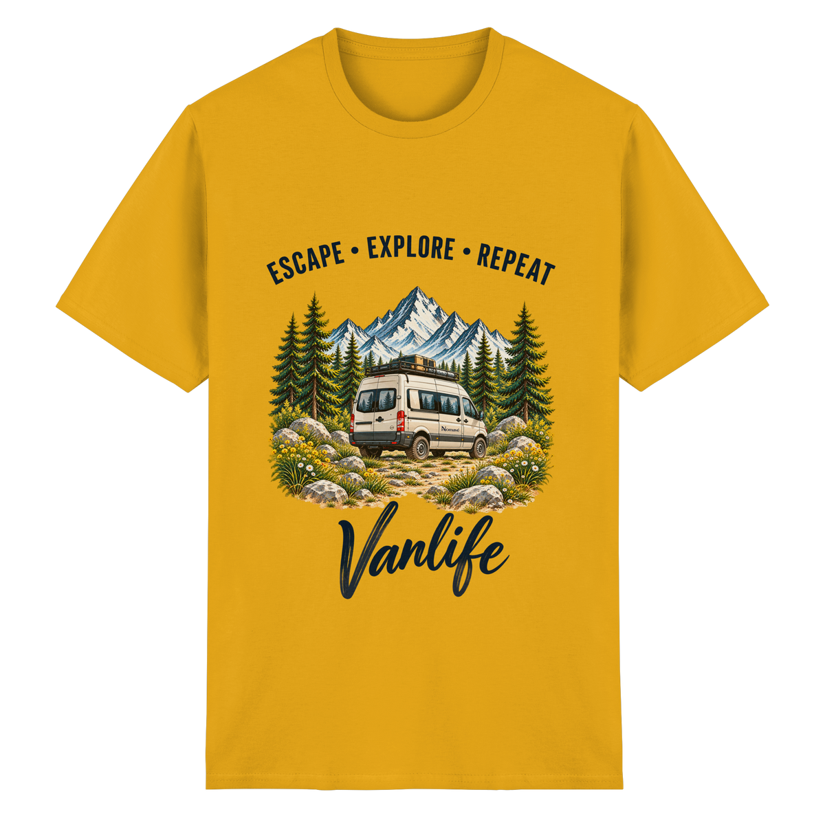 Escape • Explore • Repeat – Vanlife - Essential T-Shirt