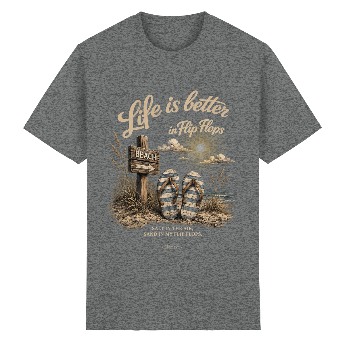 Life-is-better-in-Flip-Flops-Dark-Edition - Essential T-Shirt