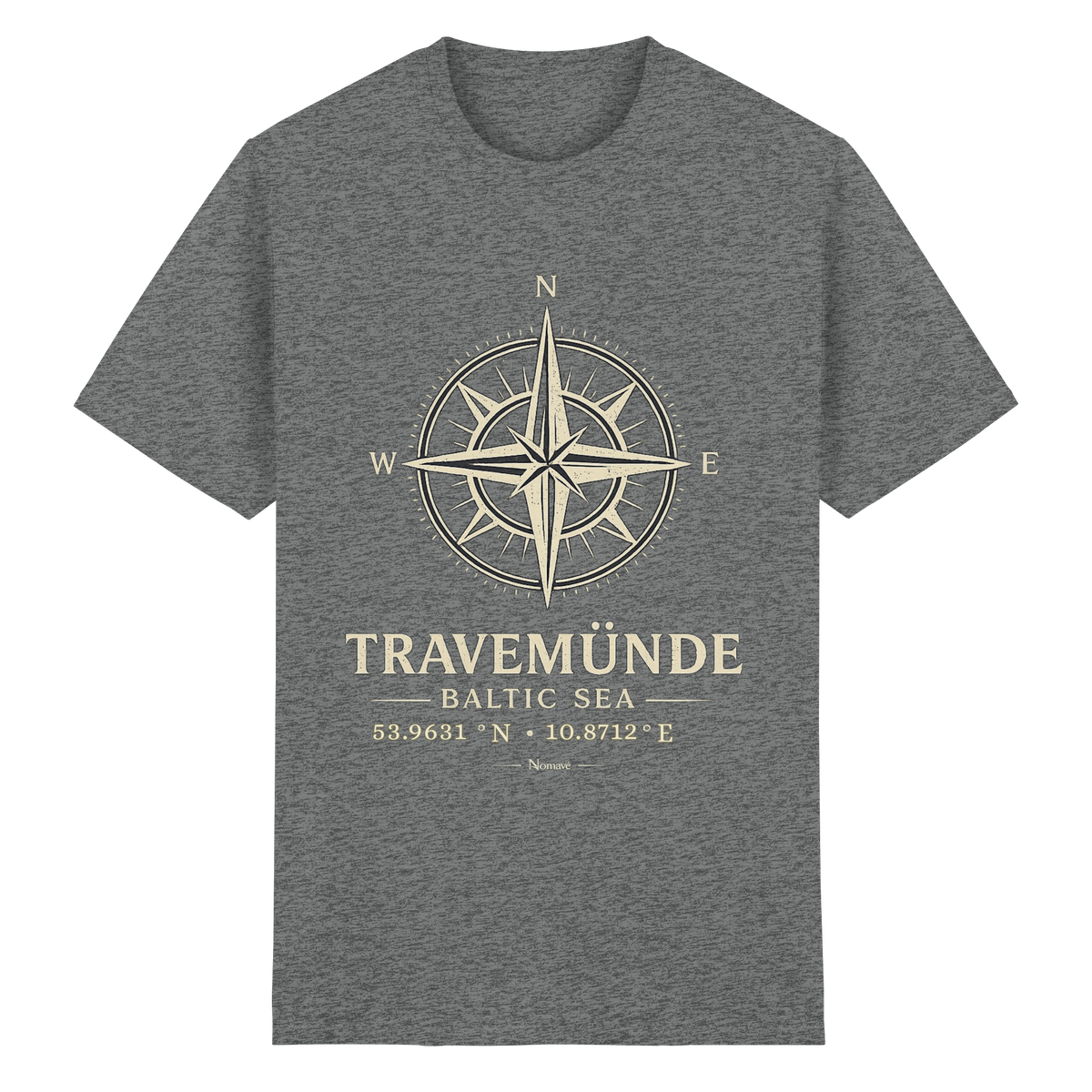 Travemünde Windrose – Essential T-Shirt – Dark Edition