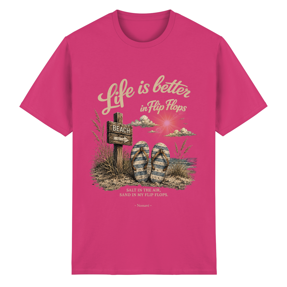 Life-is-better-in-Flip-Flops-Dark-Edition - Essential T-Shirt