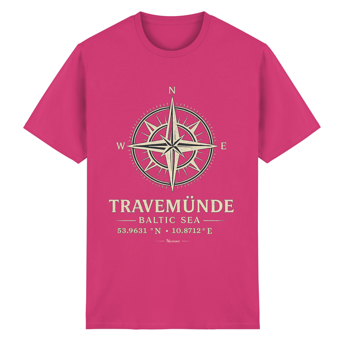 Travemünde Windrose – Essential T-Shirt – Dark Edition