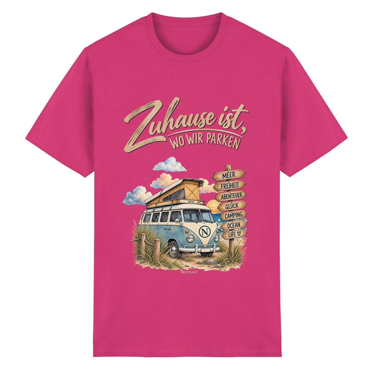 Zuhause ist, wo wir parken – Vanlife & Camping - Essential T-Shirt