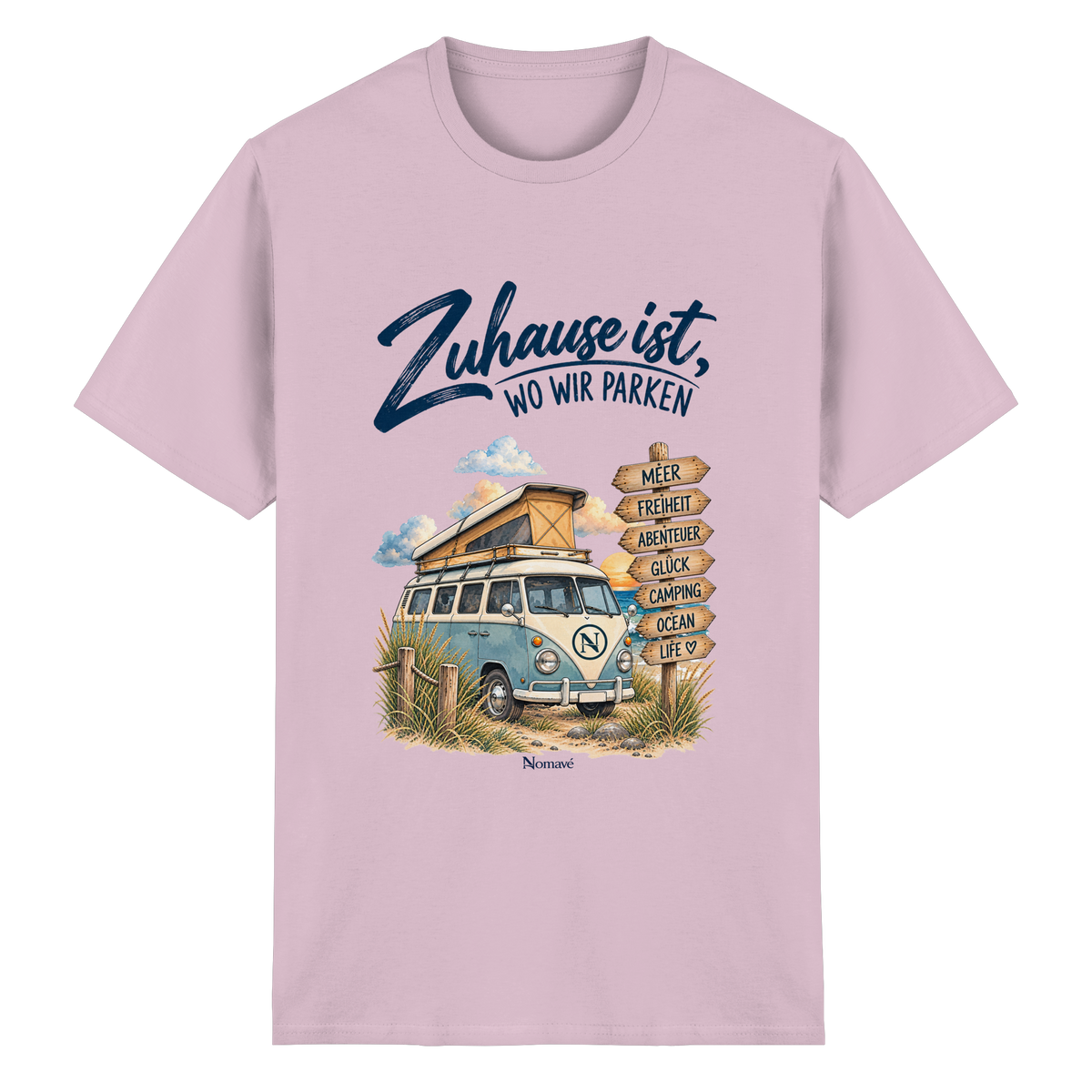 Zuhause ist, wo wir parken – Vanlife & Camping - Essential T-Shirt