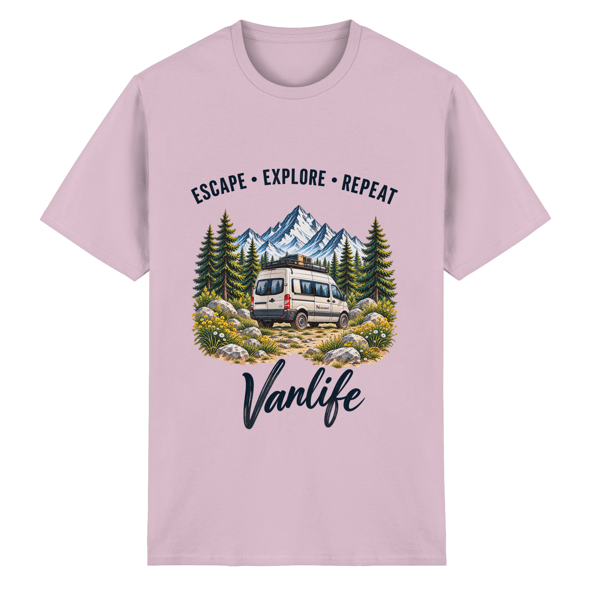 Escape • Explore • Repeat – Vanlife - Essential T-Shirt