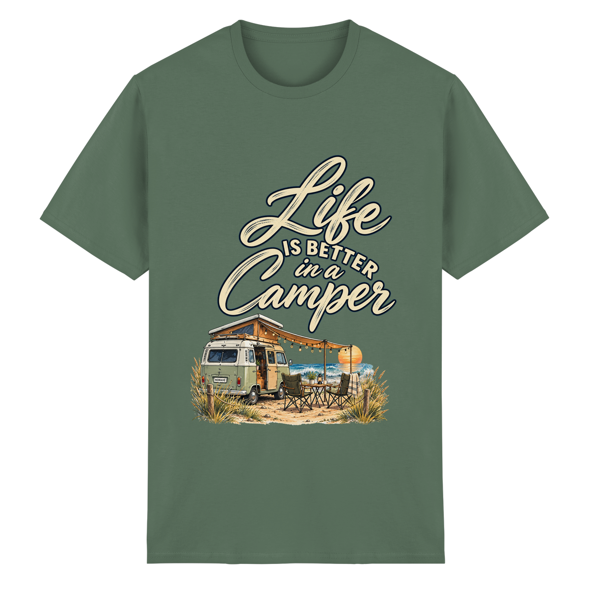 Life is better in a Camper - Heavy Cotton T-Shirt