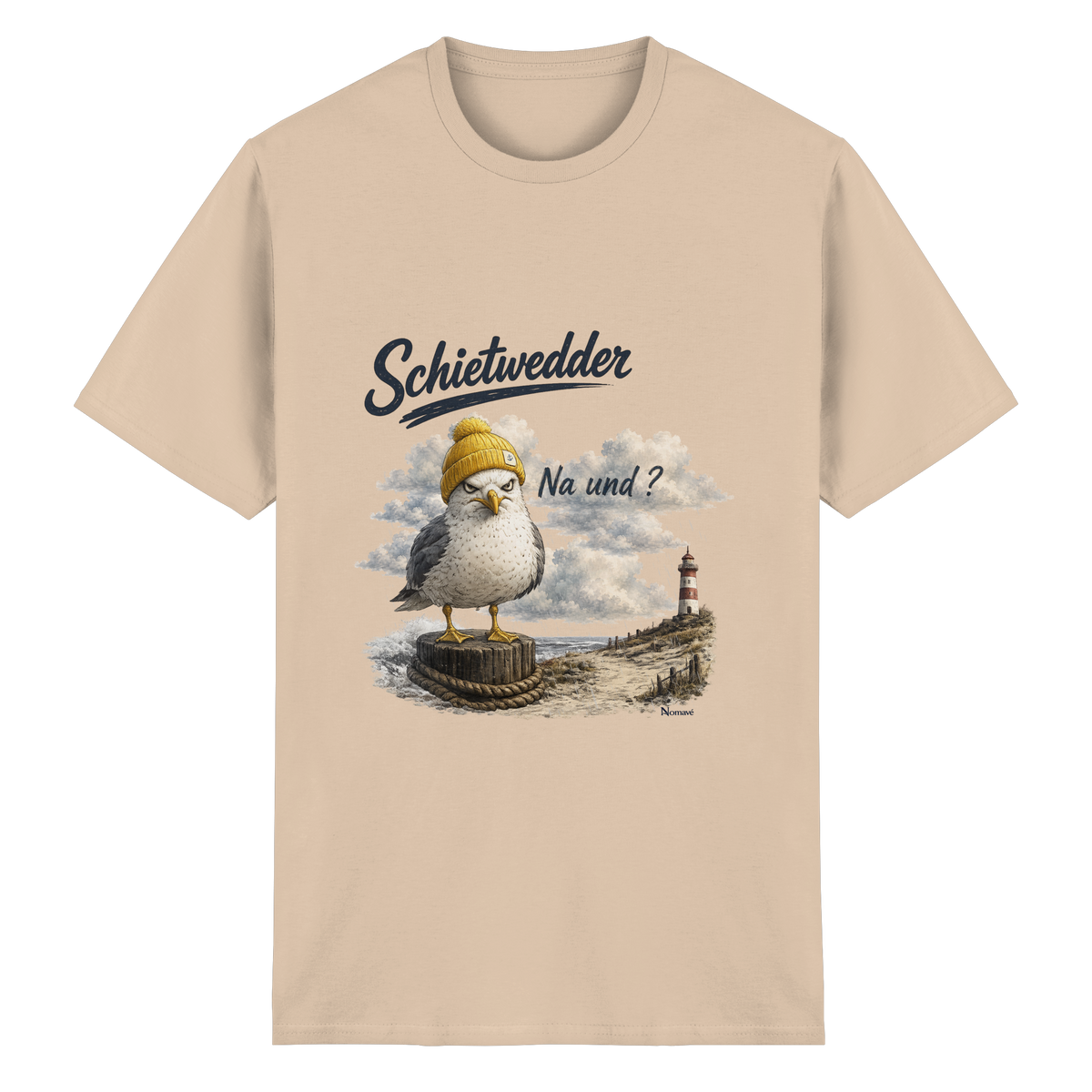 Alpha Möwe – Schietwedder? Na und! - Essentials T-Shirt
