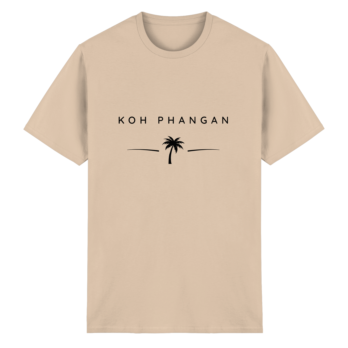 Koh Phangan – Minimal Palm - Heavy Cotton T-Shirt