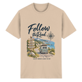 Follow the Road – Vanlife – Essential T-Shirt – Frontprint
