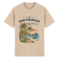 Koh Phangan Good Vibes Only – Essential T-Shirt – Original-Mockup heavy cotton t shirt natural mit Frontprint