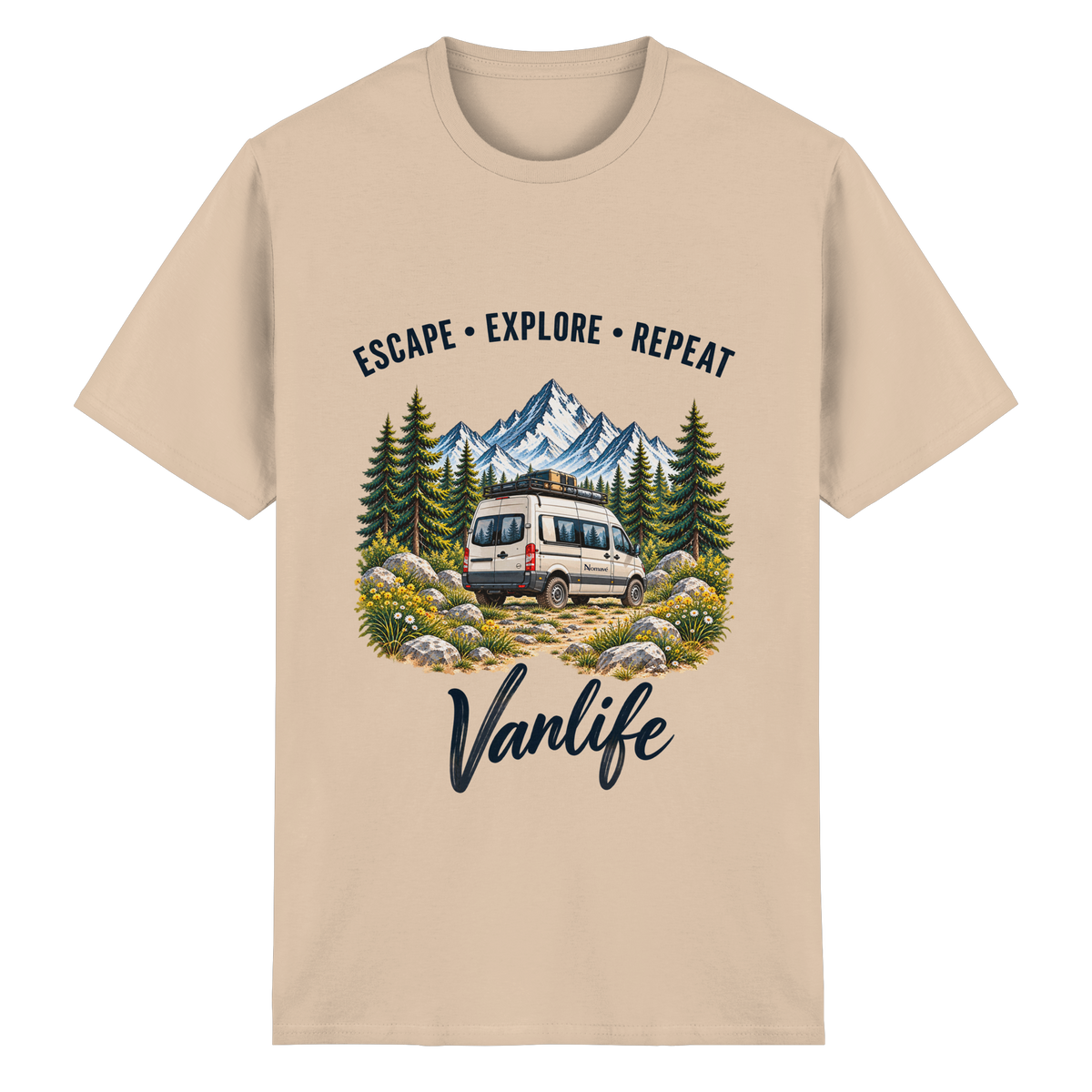 Escape • Explore • Repeat – Vanlife - Essential T-Shirt