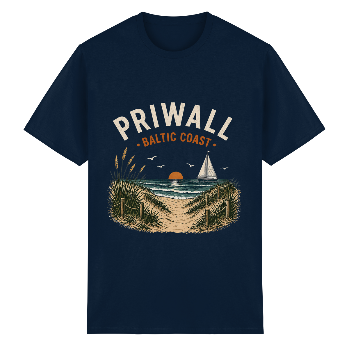 Priwall – Baltic Coast – Dark Edition – Essential T-Shirt