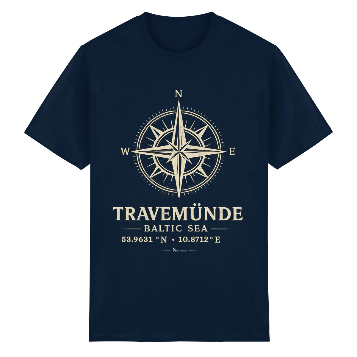Travemünde Windrose – Essential T-Shirt – Dark Edition