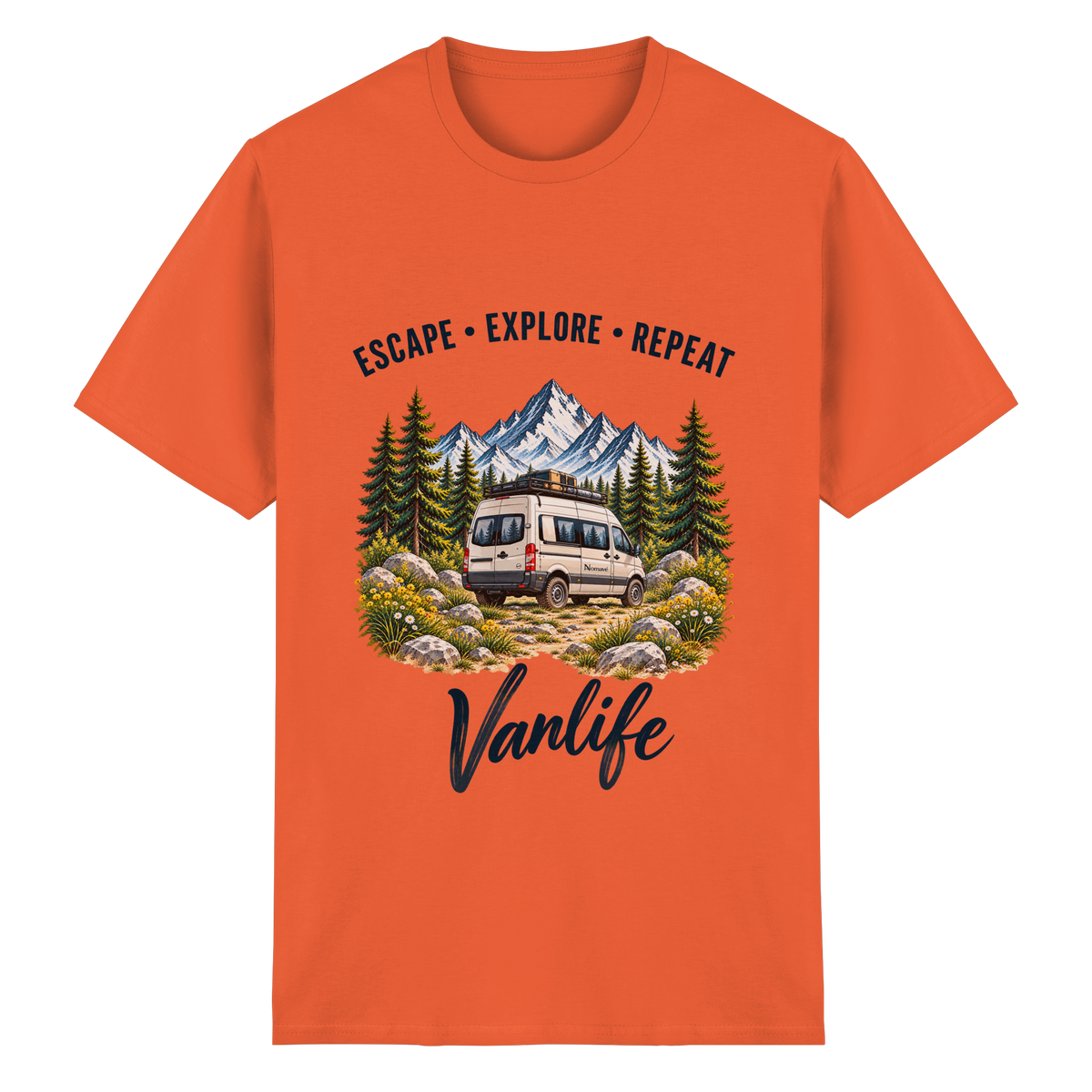 Escape • Explore • Repeat – Vanlife - Essential T-Shirt