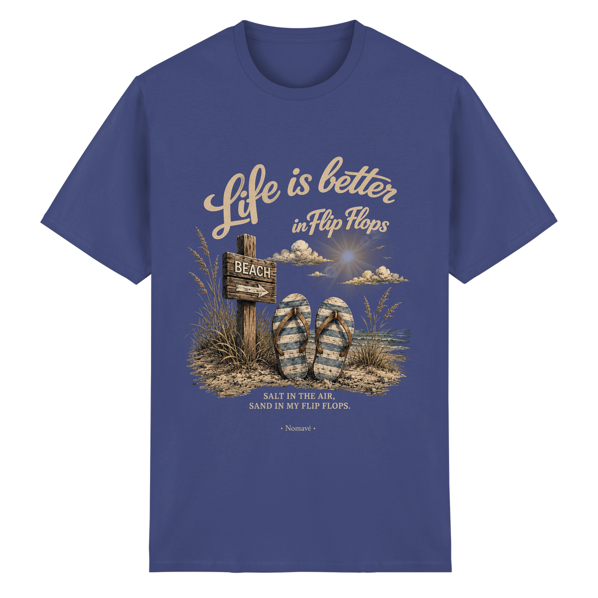 Life-is-better-in-Flip-Flops-Dark-Edition - Essential T-Shirt