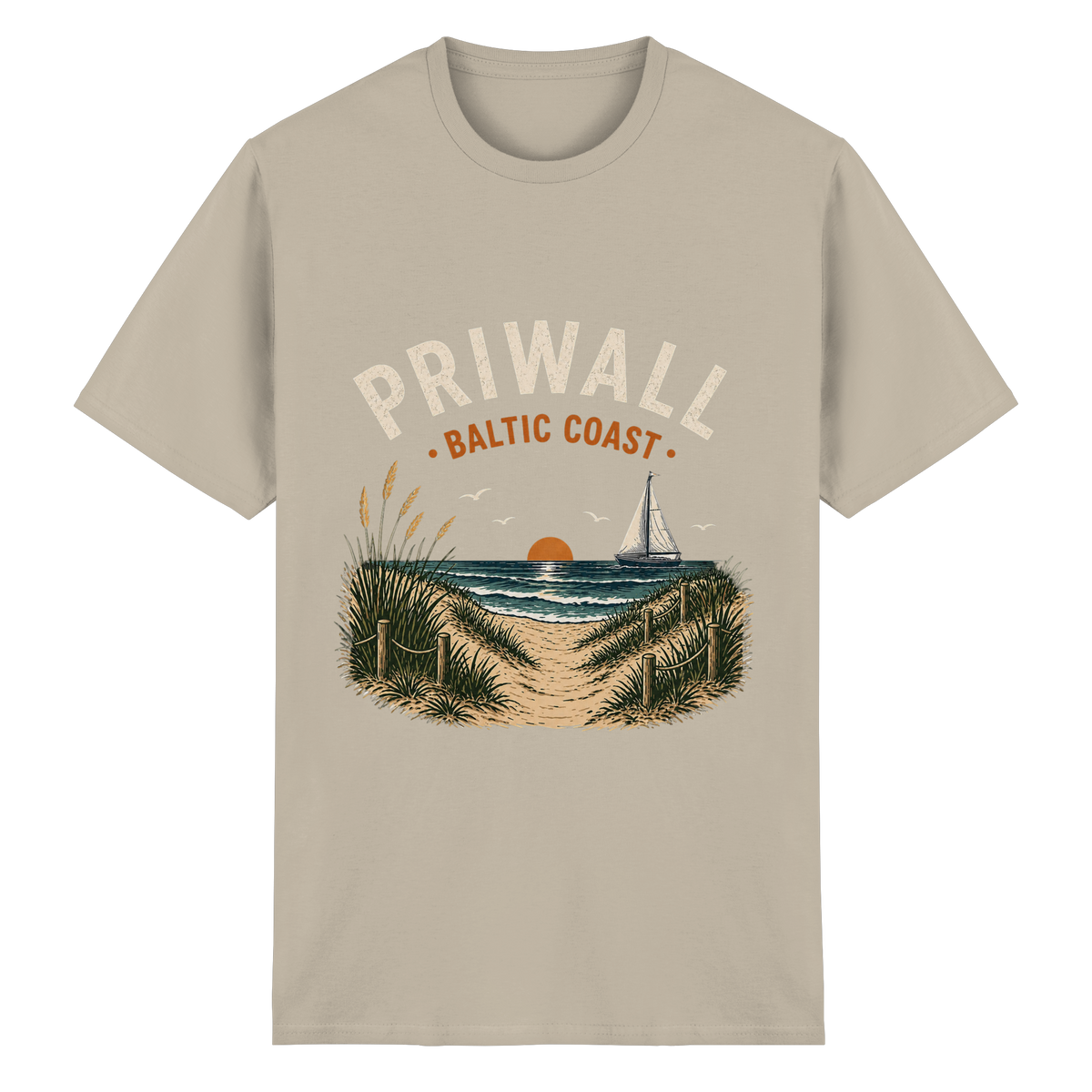Priwall – Baltic Coast – Dark Edition – Essential T-Shirt