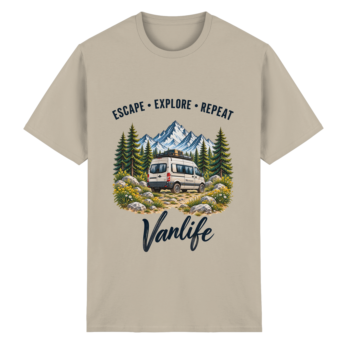 Escape • Explore • Repeat – Vanlife - Essential T-Shirt