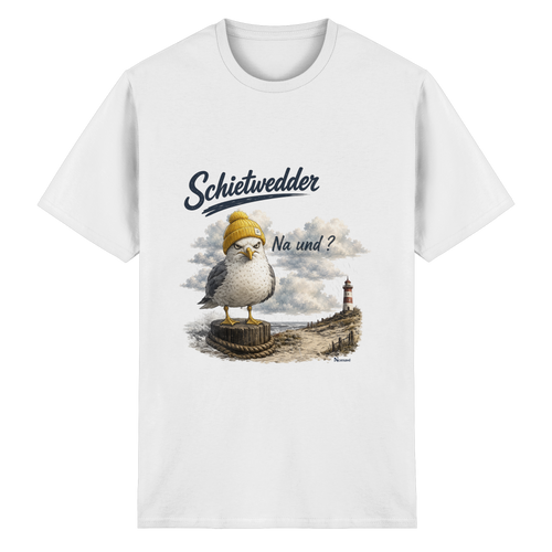 Alpha Möwe – Schietwedder? Na und! - Essentials T-Shirt