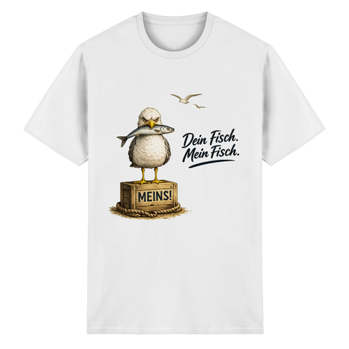 Alpha - Möwe mit Meinung – Dein Fisch. Mein Fisch. - Essentials T-Shirt