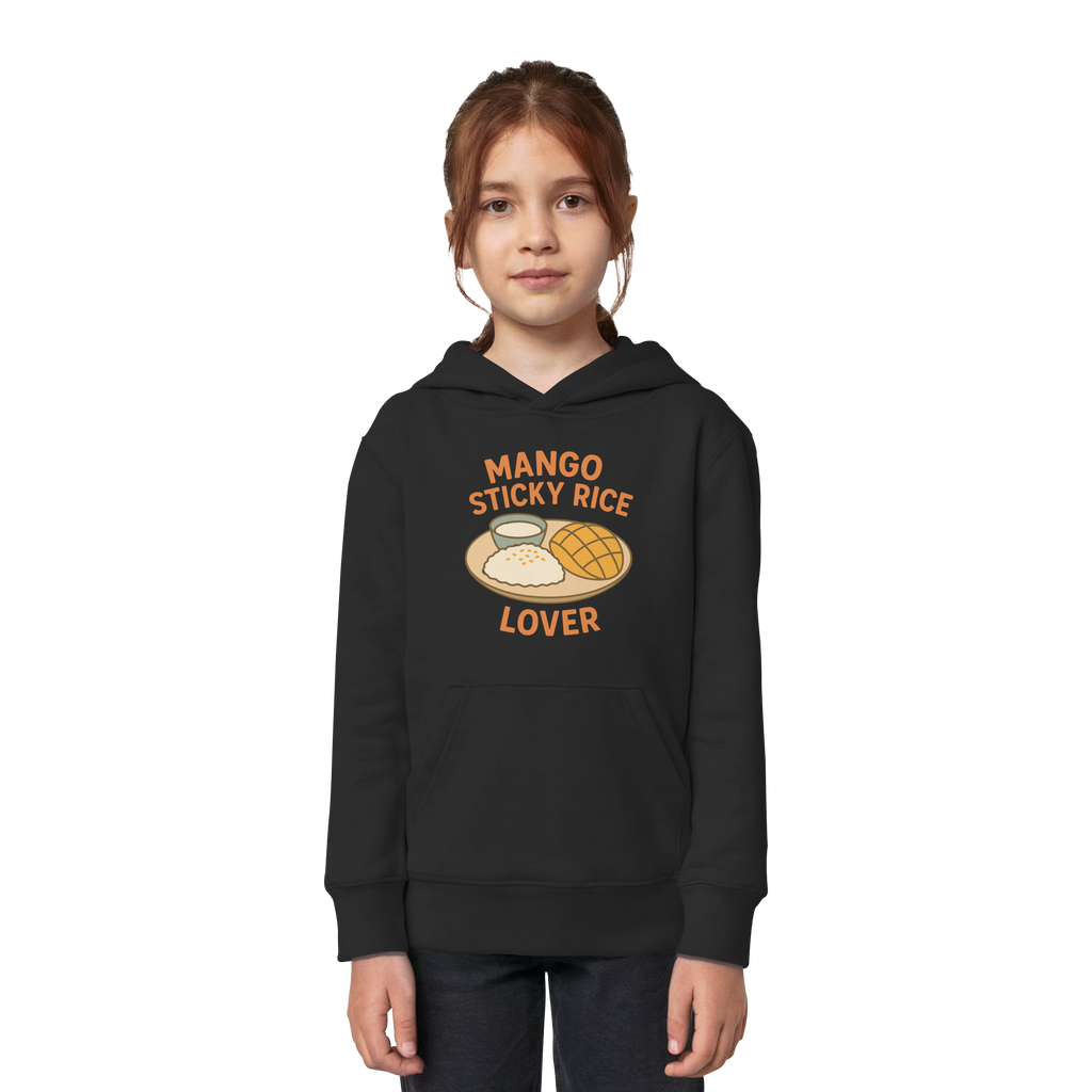 Mango Sticky Rice Lover – Thai Dessert  | Thailand Food Design - Kids Organic Hoodie