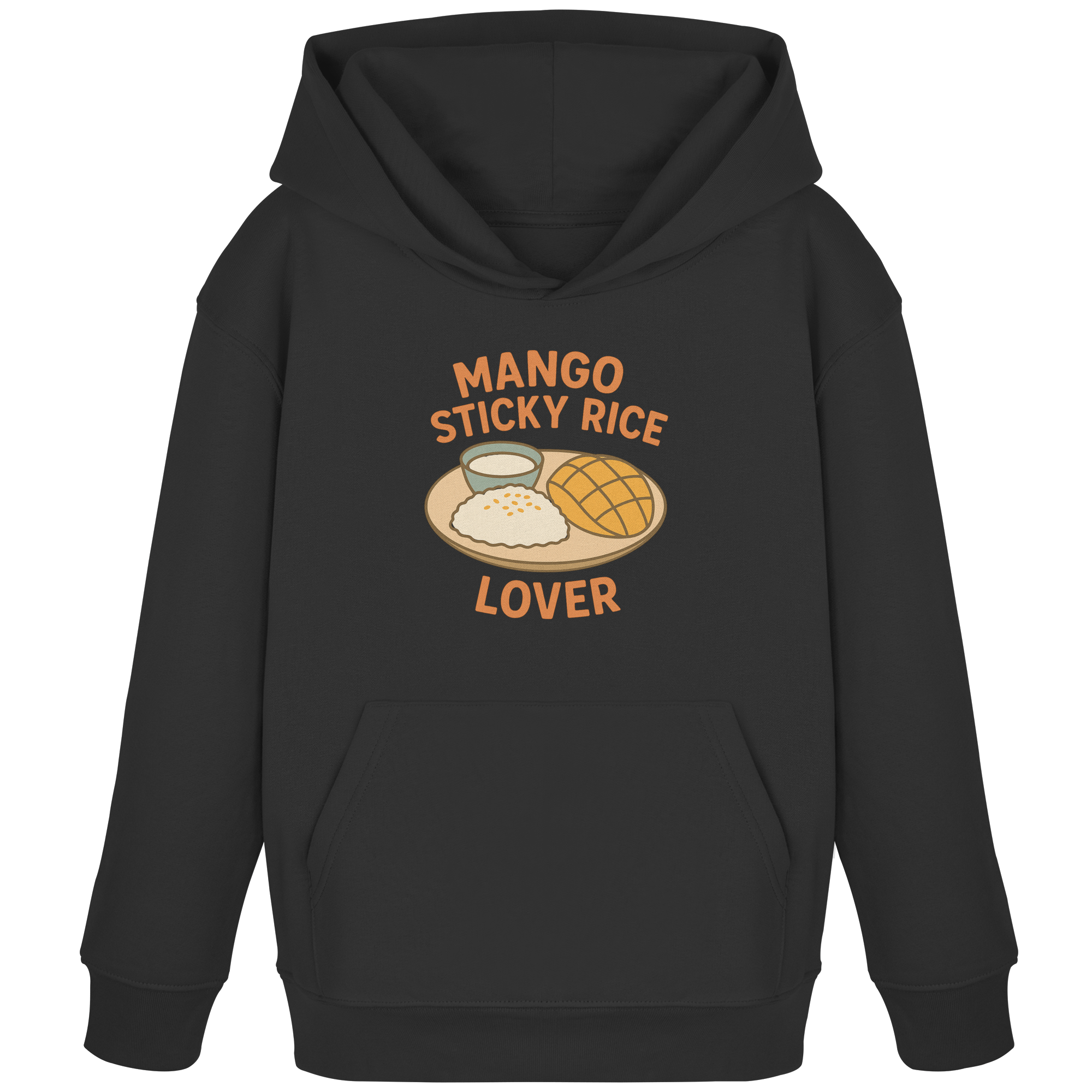 Mango Sticky Rice Lover – Thai Dessert  | Thailand Food Design - Kids Organic Hoodie