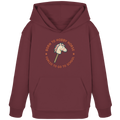 „Born to Hobby Horse – Forced to Go to School“ ✨ - Kids Organic Hoodie