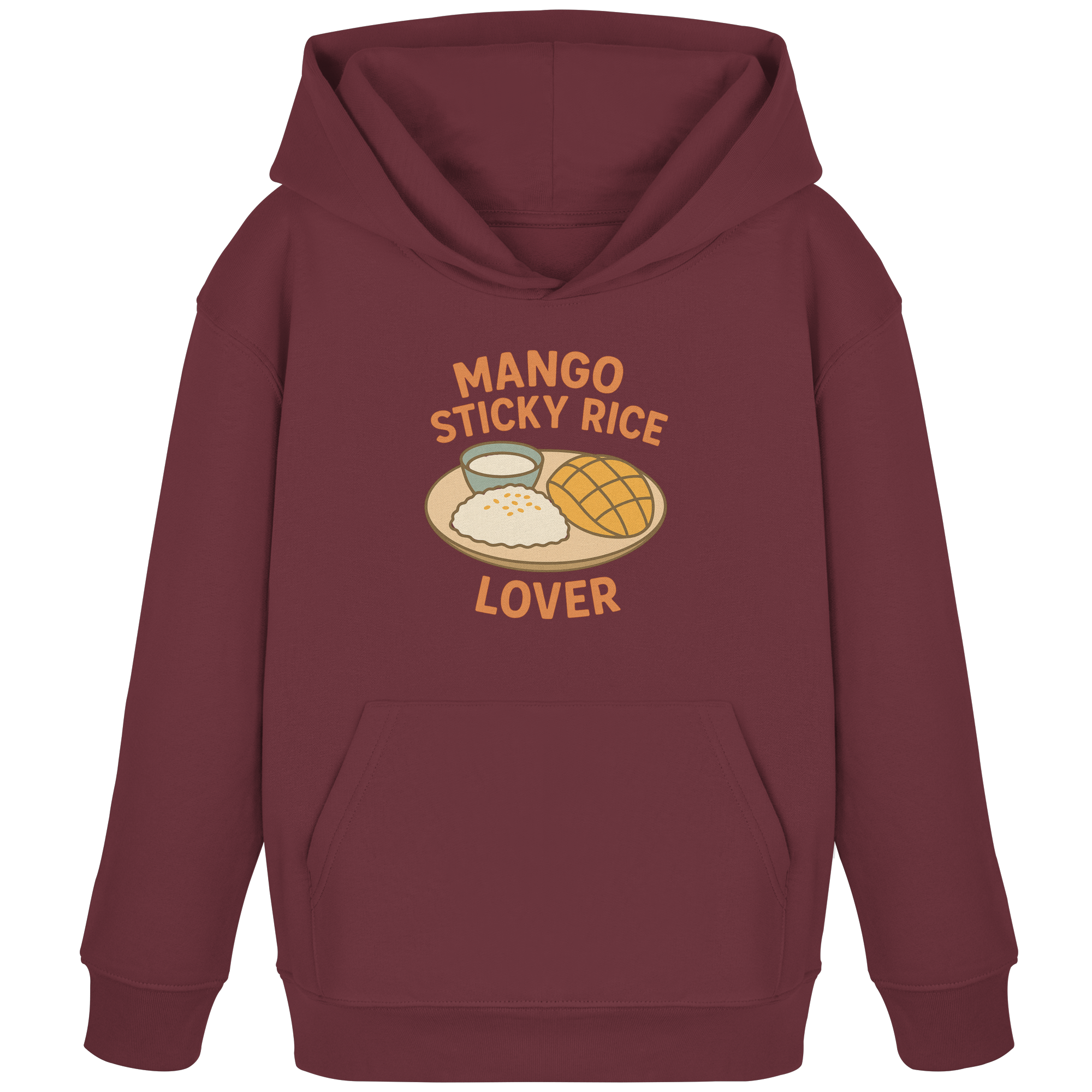 Mango Sticky Rice Lover – Thai Dessert  | Thailand Food Design - Kids Organic Hoodie